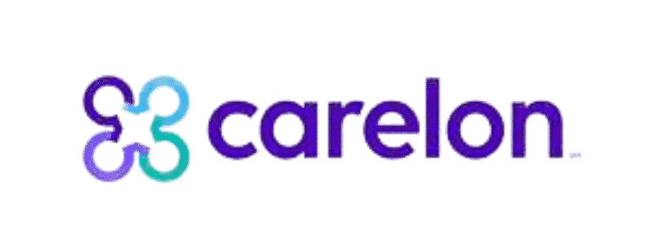 Untitled-design-2024-08-16T005105.064.png - Touchstone Recovery Center Carelon logo. Healthcare solutions and services provider. Purple text with abstract icon.