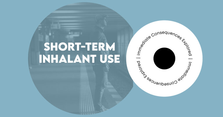 Short-Term Inhalant Use: Image depicting risks and immediate consequences explored. Substance abuse awareness and prevention.